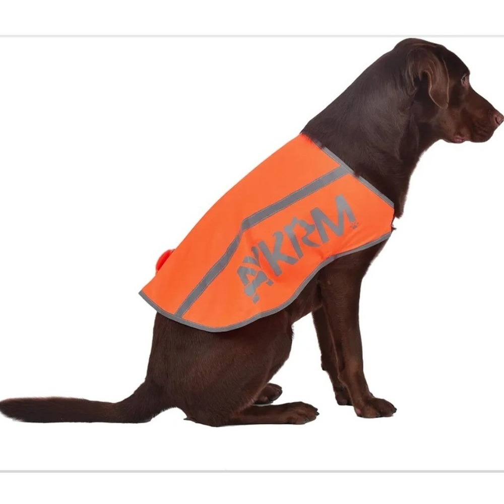 High Visibility Reflective Dog Safety Vest Orange Adjustable Hunting Jacket XXL